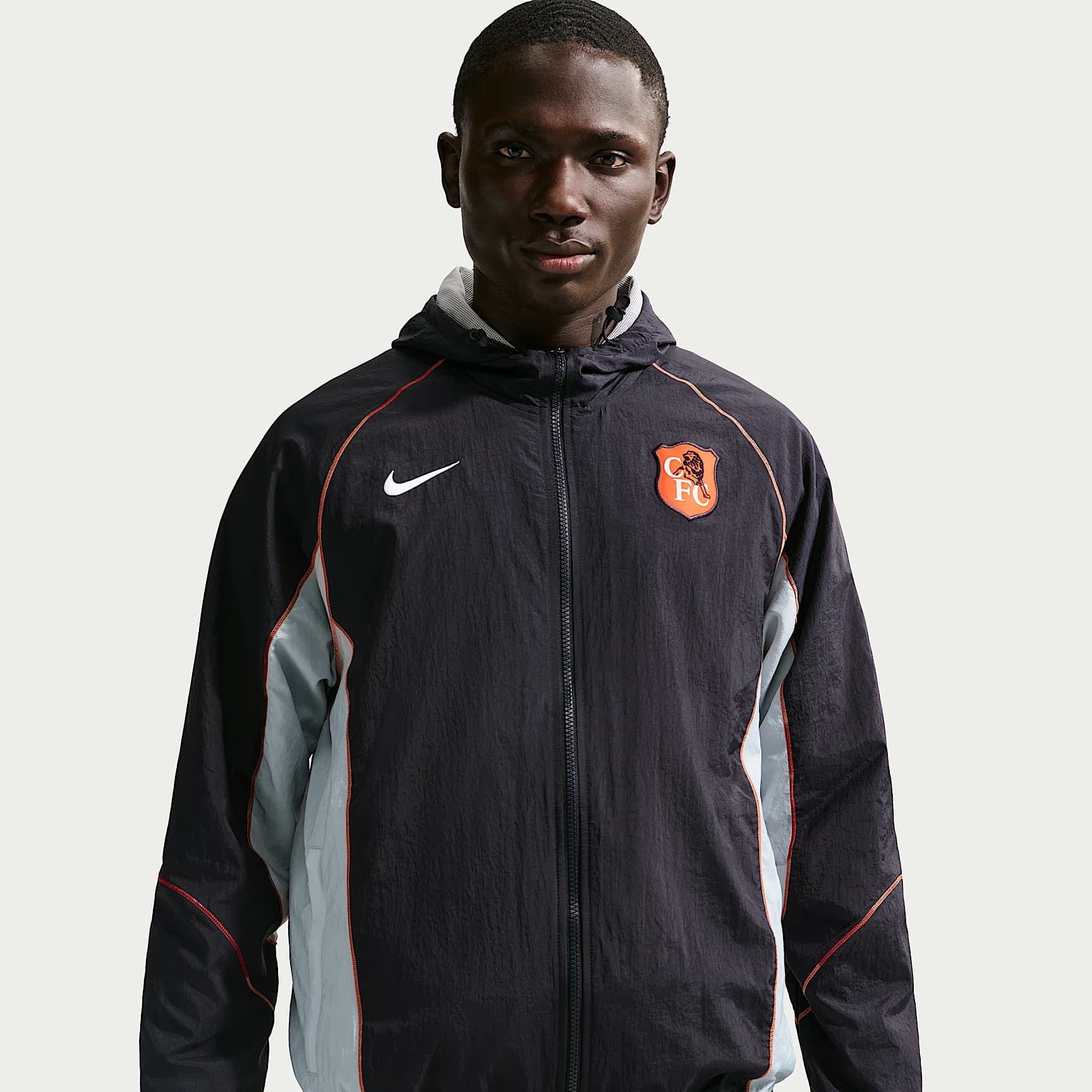 Chelsea FC Strike+ SE Men's Nike Soccer Repel Hooded Jacket. Nike.com